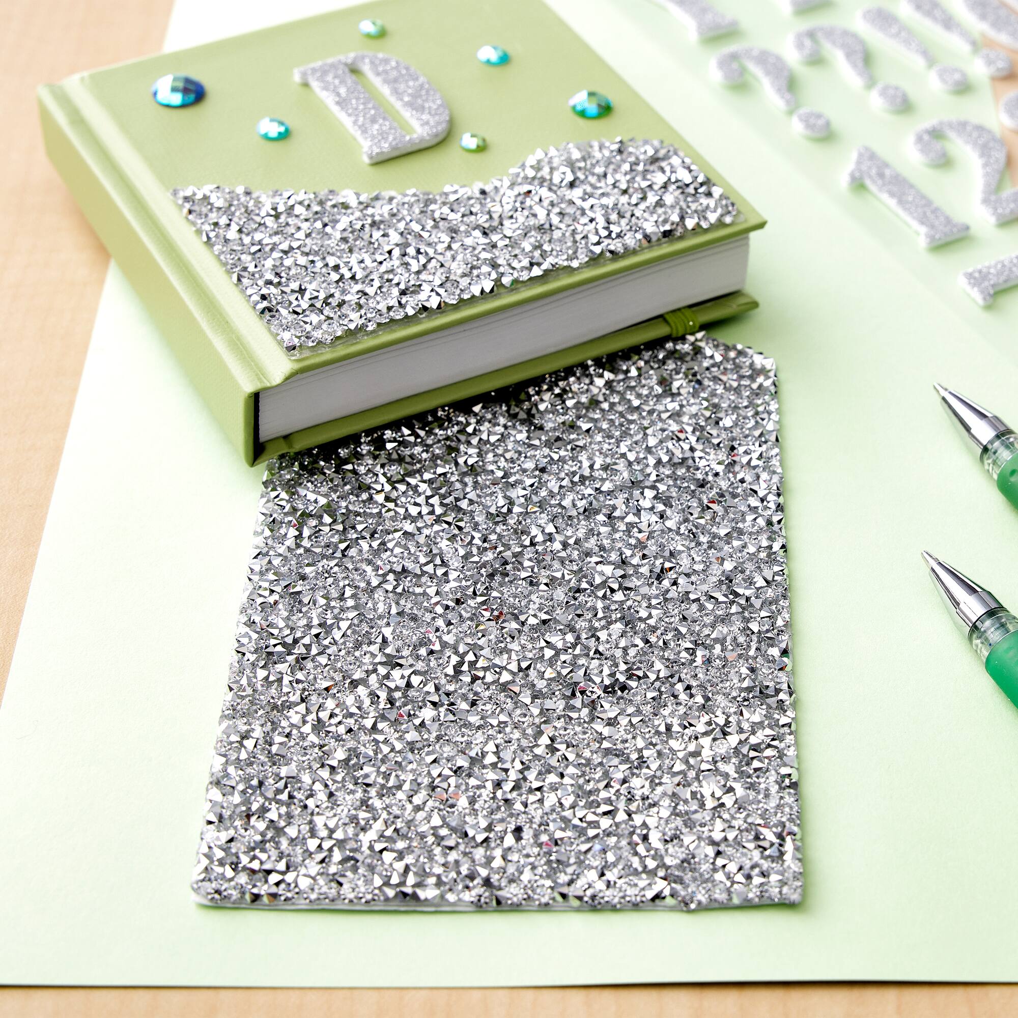 Silver Crackled Bling Sticker By Recollections™